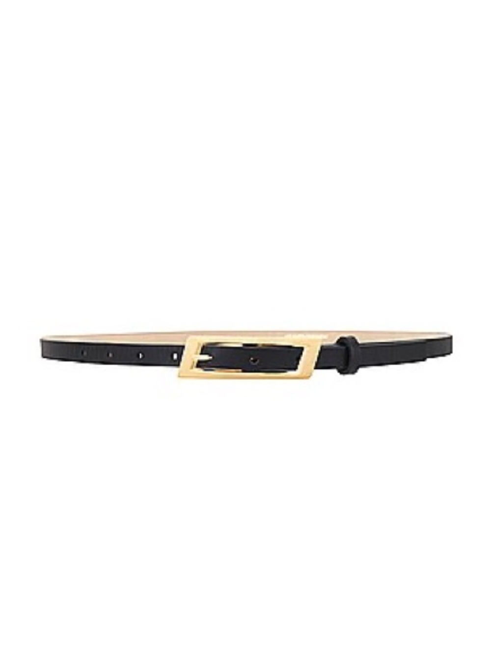 Heaven Mayhem Capsule Belt Black Gold Leather Size Small NWT